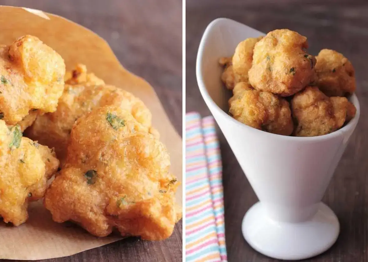 Buñuelos de bacalao dorados y crujientes, perfectos para hacer con Thermomix.